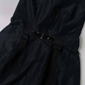 YUKI TORII ユキトリイ ビーズ デザイン ノースリーブ ワンピース 40/ブラック レディース