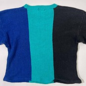 80s リネン混 IZOD LACOSTE アイゾッド ラコステ ニット セーター L/レディース ビンテージ
