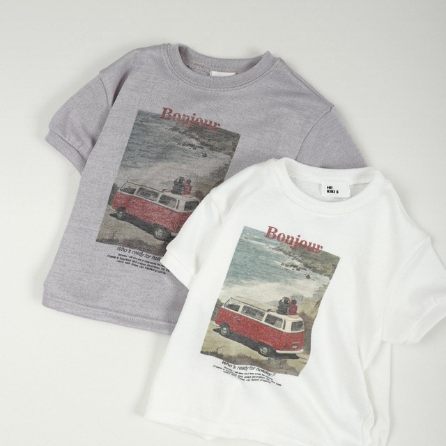 《送料無料》予約:ニットボンジュールT【HIKIKI】※ジュニアサイズ