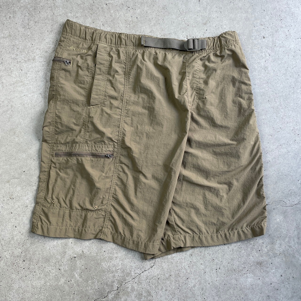 Columbia コロンビア ナイロン アウトドアショーツ カーゴショート 