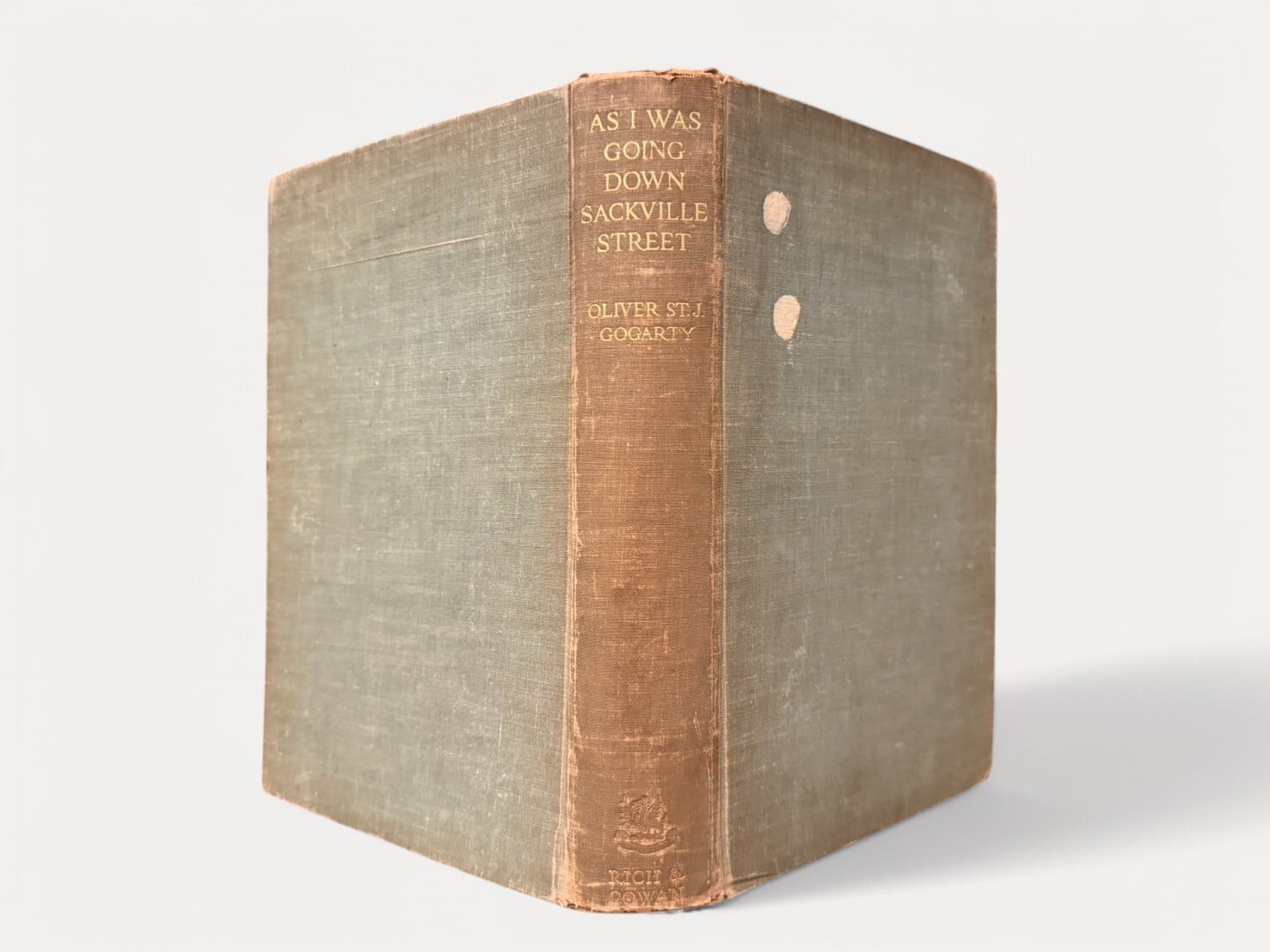 【SL681】【REVISED EDITION】As I Was Going Down Sackville Street(1937) /Oliver St. John Gogarty