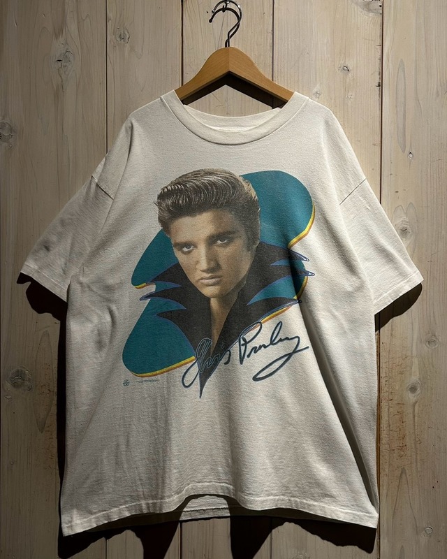 【a.k.a.C.a.k.a vintage】90's “Elvis Presley” Photo Graphic Vintage T-Shirt