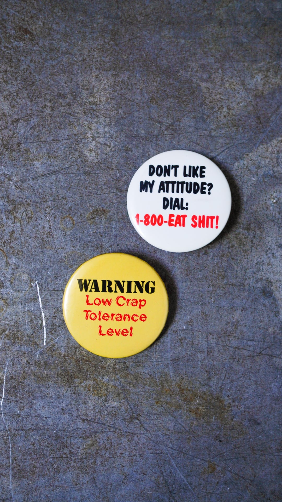 【VINTAGE】U.S. VINTAGE 缶バッジ 2個セット 《ヴィンテージ》