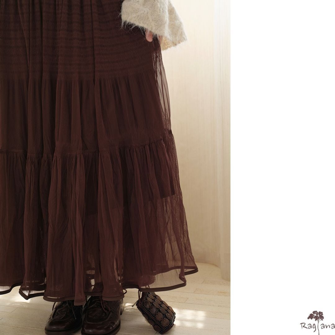 シア― ティアードスカート M 2col 250413 | Raglana