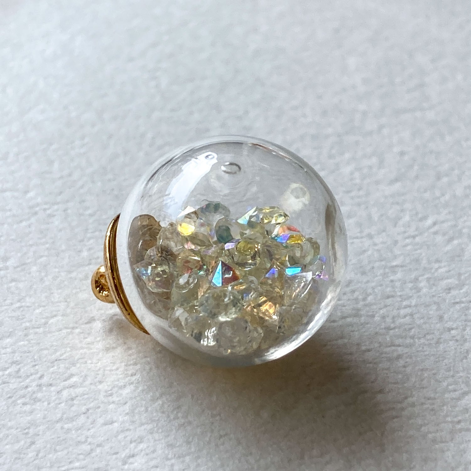再入荷〉ガラスドームチャーム | Dua-アクセサリーパーツショップ