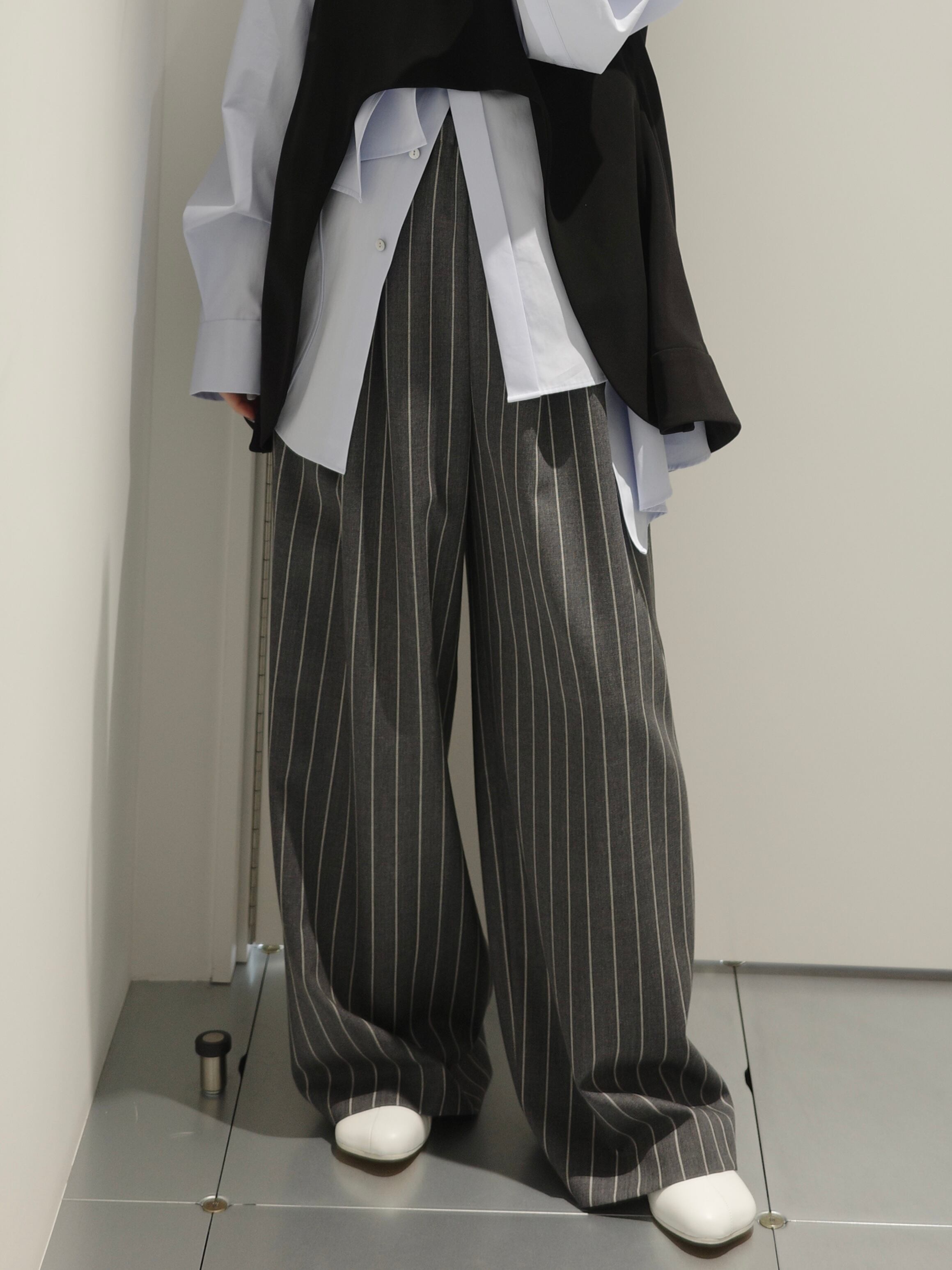 user_6c16527f　エンフォルド　STRAIGHT VONIQUE / ENFOLD/STRAIGHT-WIDE PANTS