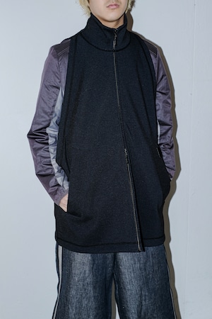【i`m here : 】POLY/THERMAR : W/ZIP VEST