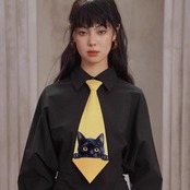 【2color】窓辺の記憶を見つめる小さな夢ネクタイ 《C0253》