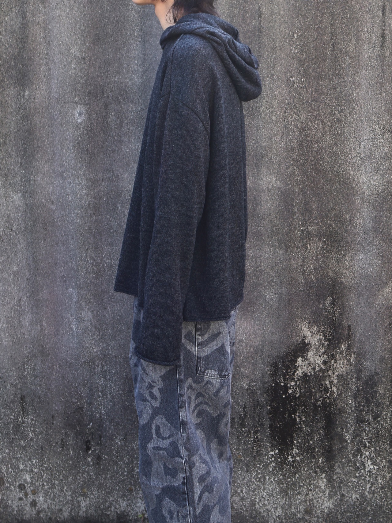 【26aw/ROLDSKOV】rambo hoodie grey