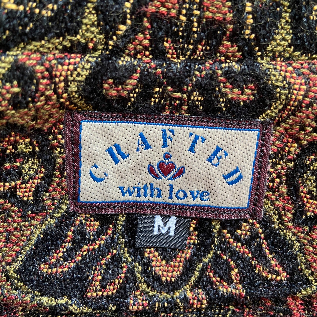 CRAFTED with love ジャガード デザイン ジャケット レディースM 古着 
