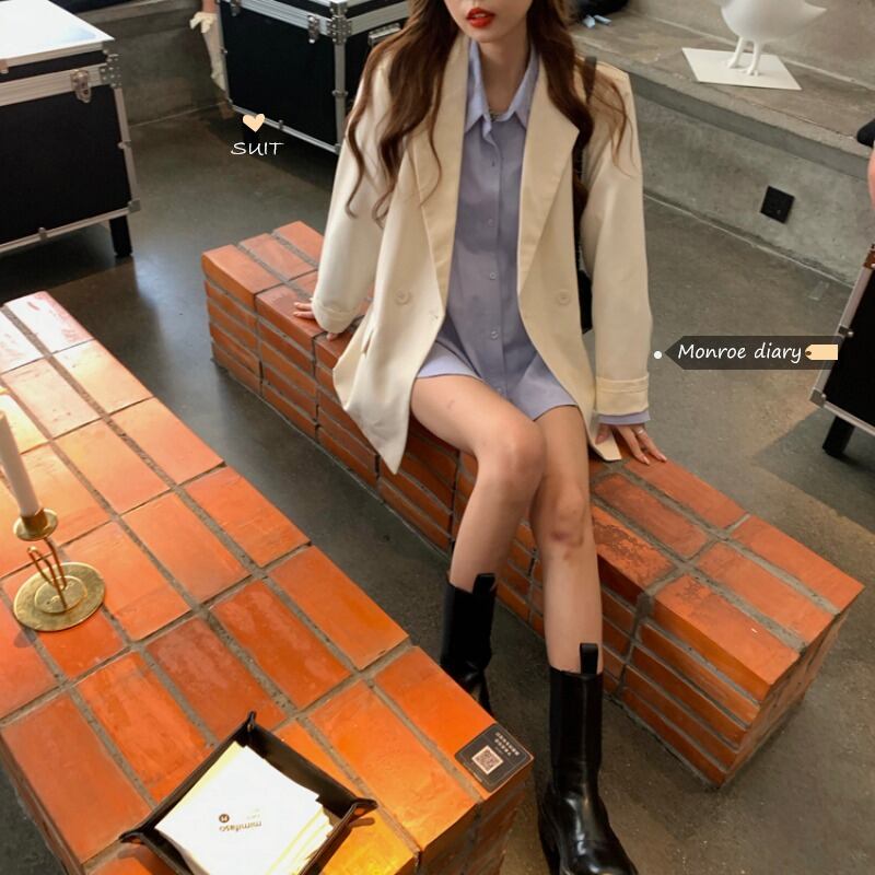 ジャケット スプリングオータム薄手カジュアル 春物 秋物 モンロー24315910077