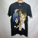 90s USA製 レオナルドディカプリオ ヴィンテージ Tシャツ M ブラック 両面プリント スクリーンスターズ ムービーTシャツ 半袖Tシャツ 黒