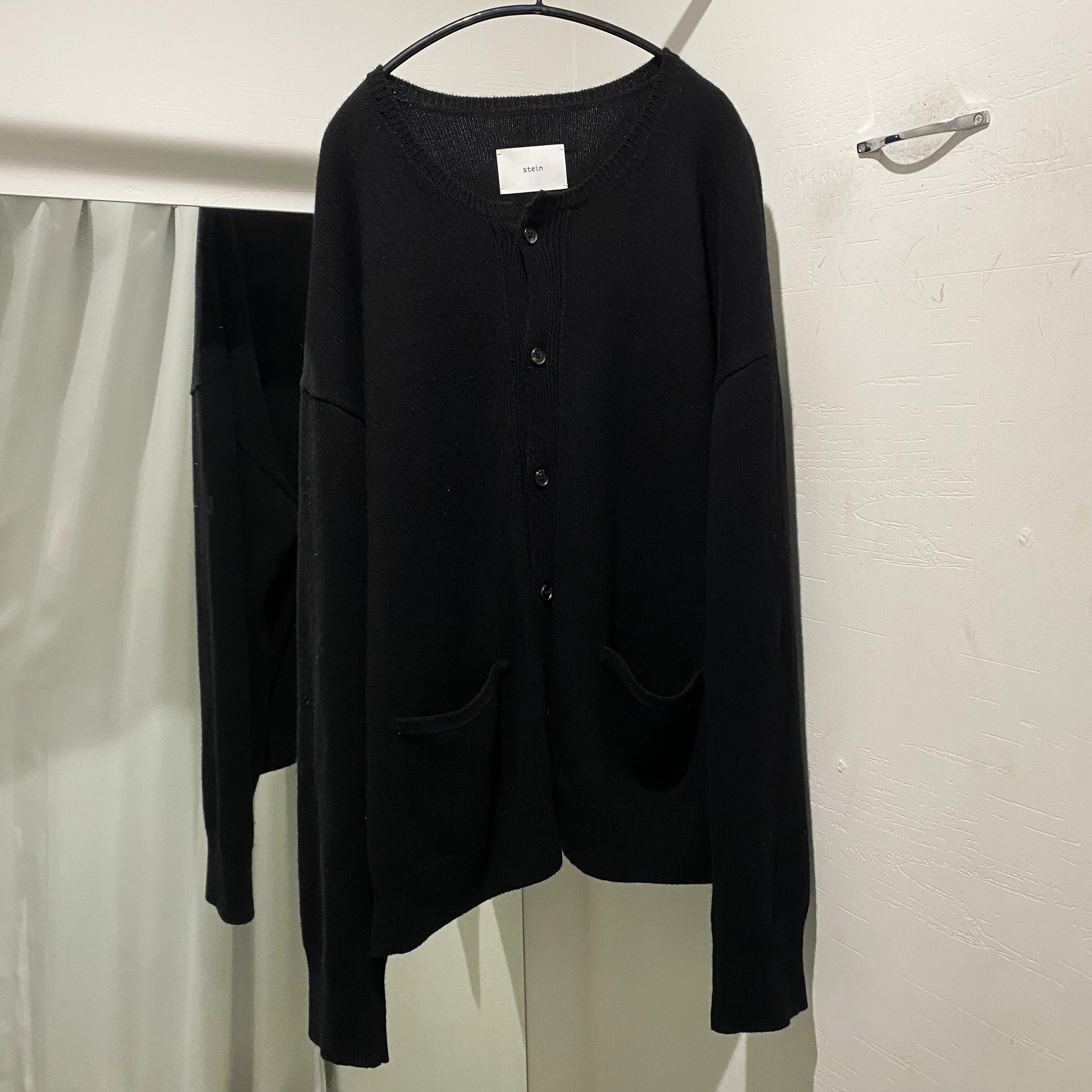 stein シュタイン 21AW CASHMERE WITH A NECK CARDIGAN クルーネック  