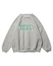EVISEN SANDA CREW SWEAT HEATHER GREY L