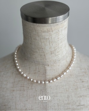 (#0156) mellow grain necklace