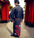 [3/21〜10/31期間限定販売］]彼岸花浴衣赤(受注販売)