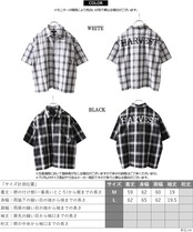 ◆オンブレチェック 半袖クロップドシャツ◆ng-17226