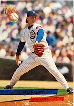 MLBカード 93FLEER Mike Morgan #021 CUBS