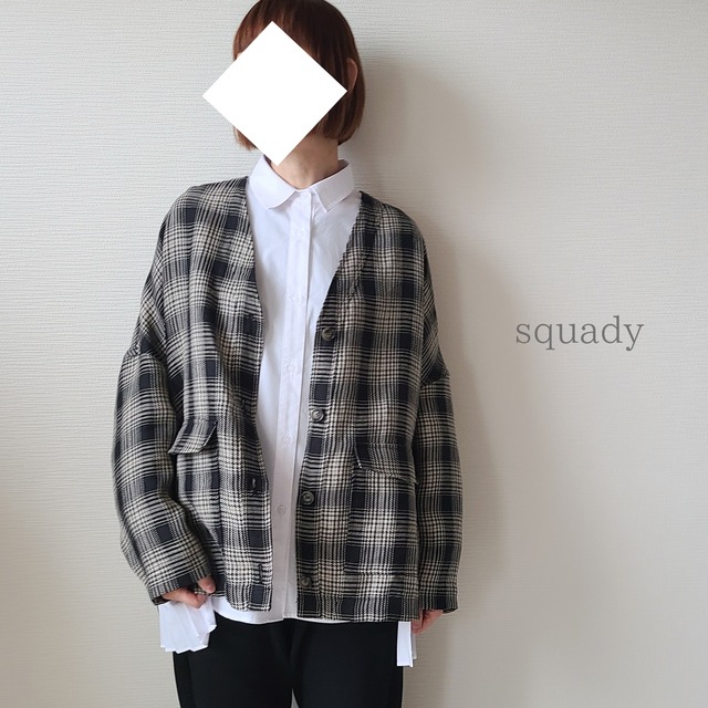 【squady】ツイルリネンジャケット(810-1614)