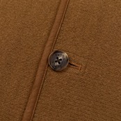 美品 PAPAS パパス ウール ジャケット サイズ 50 L/裏ネイティブストライプ/キャメルブラウン/日本製