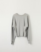 DU260712 Vneck Tuck Design Sweat