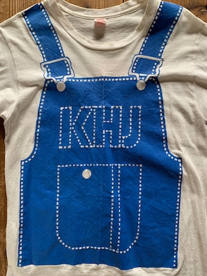 70's　Hanes　オーバーオール　だまし絵 Tシャツ　表記(38-40)
