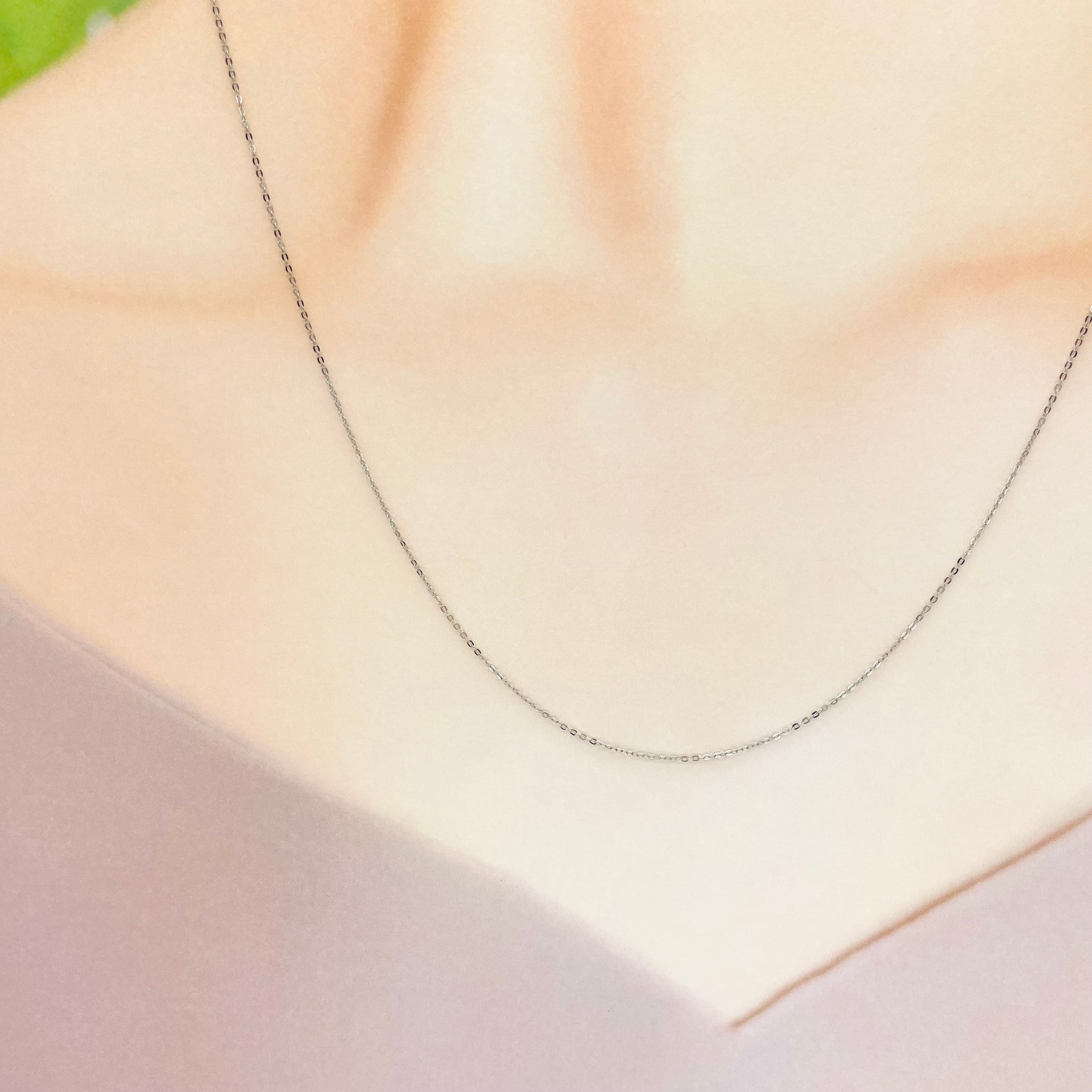 リップクロスアズキチェーンネックレス ‼️⭐️ Pt950⭐️約45cm