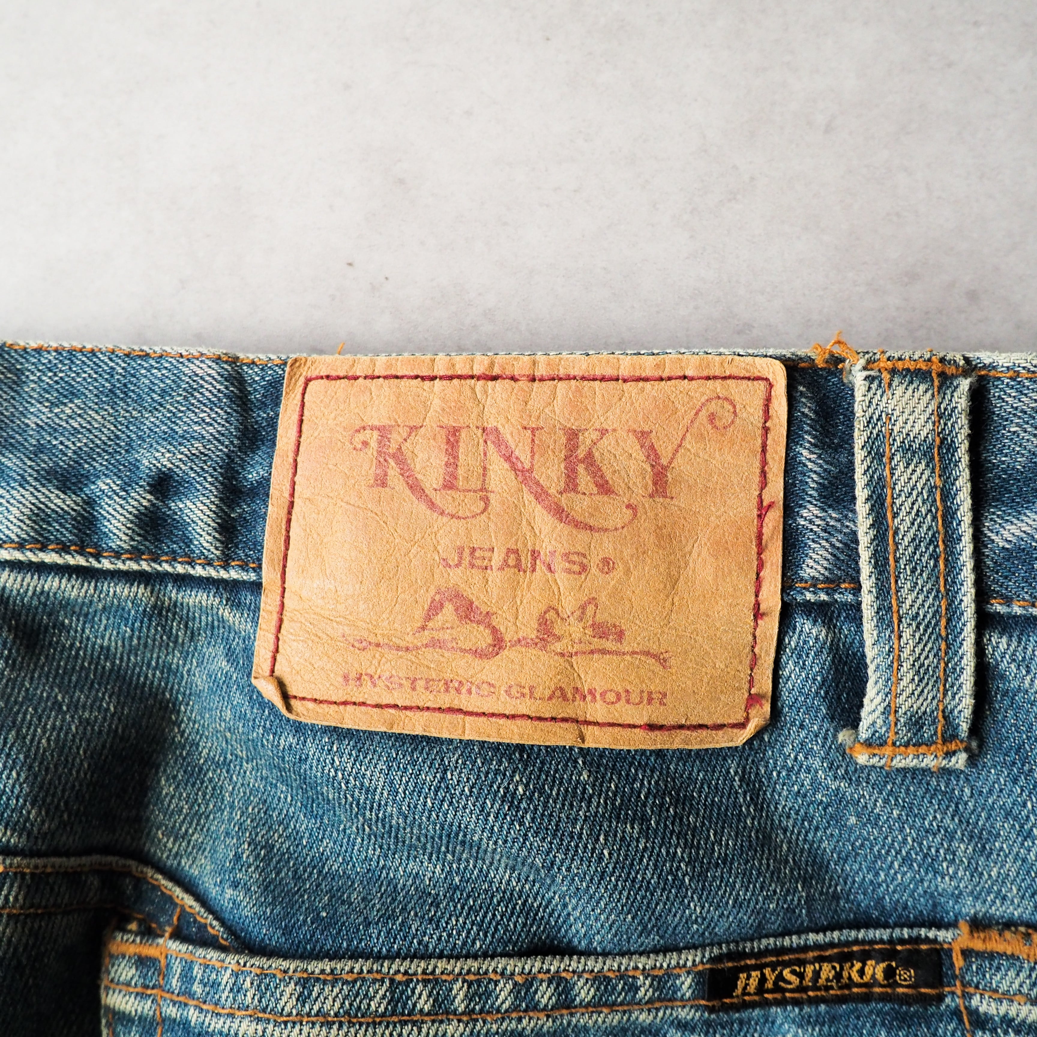 90s-00s “hysteric glamour kinvy” boots cut denim pants 90年代 2000