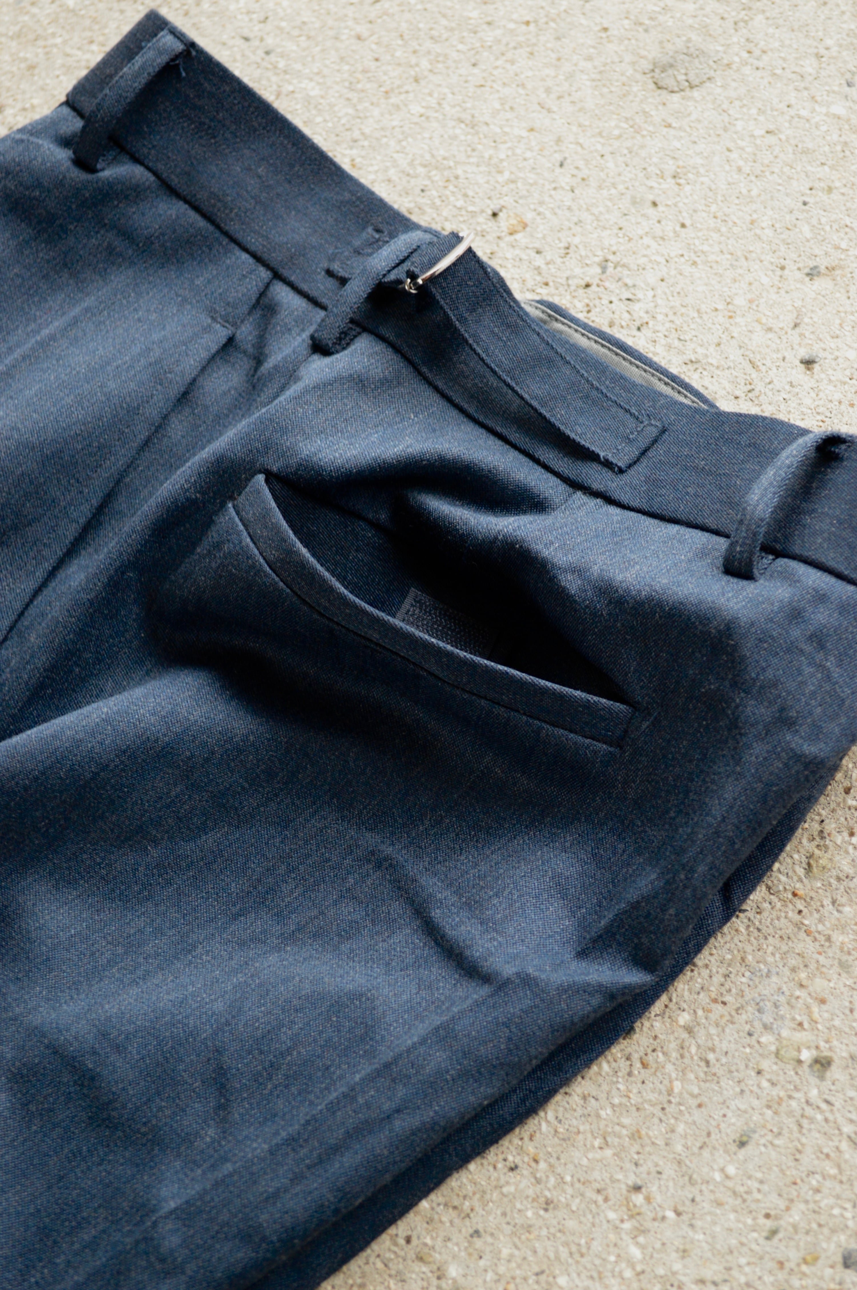 Royal Air Force 00s No.2 RAF Dress Wool Trousers Dead Stock Navy