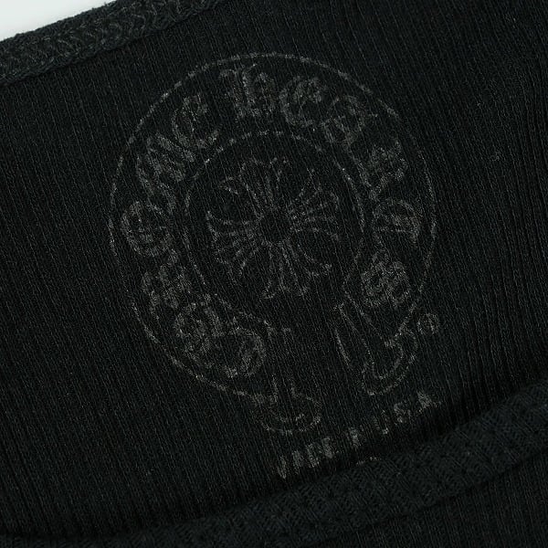Size【M】 CHROME HEARTS クロム・ハーツ HAIRY CROSS RIB TANK BLACK
