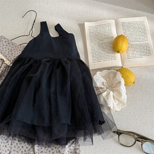 秋ふんわりチュールノースリーブトップ