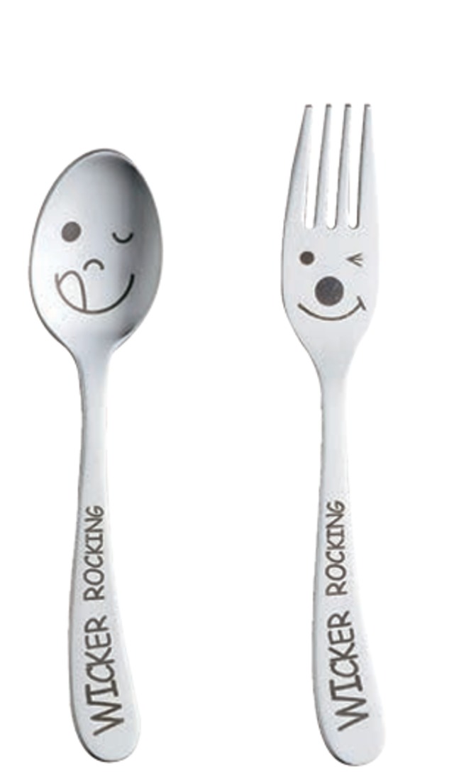 ウイッカー　ケーキフォーク　ティースプーン