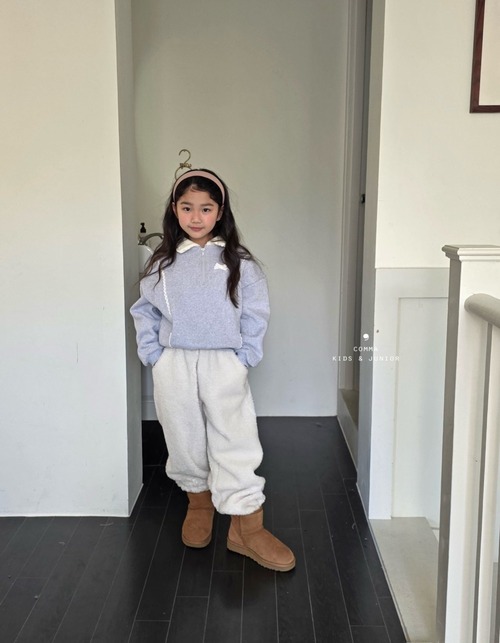 COMMA［取寄］lace half zipup 25winter