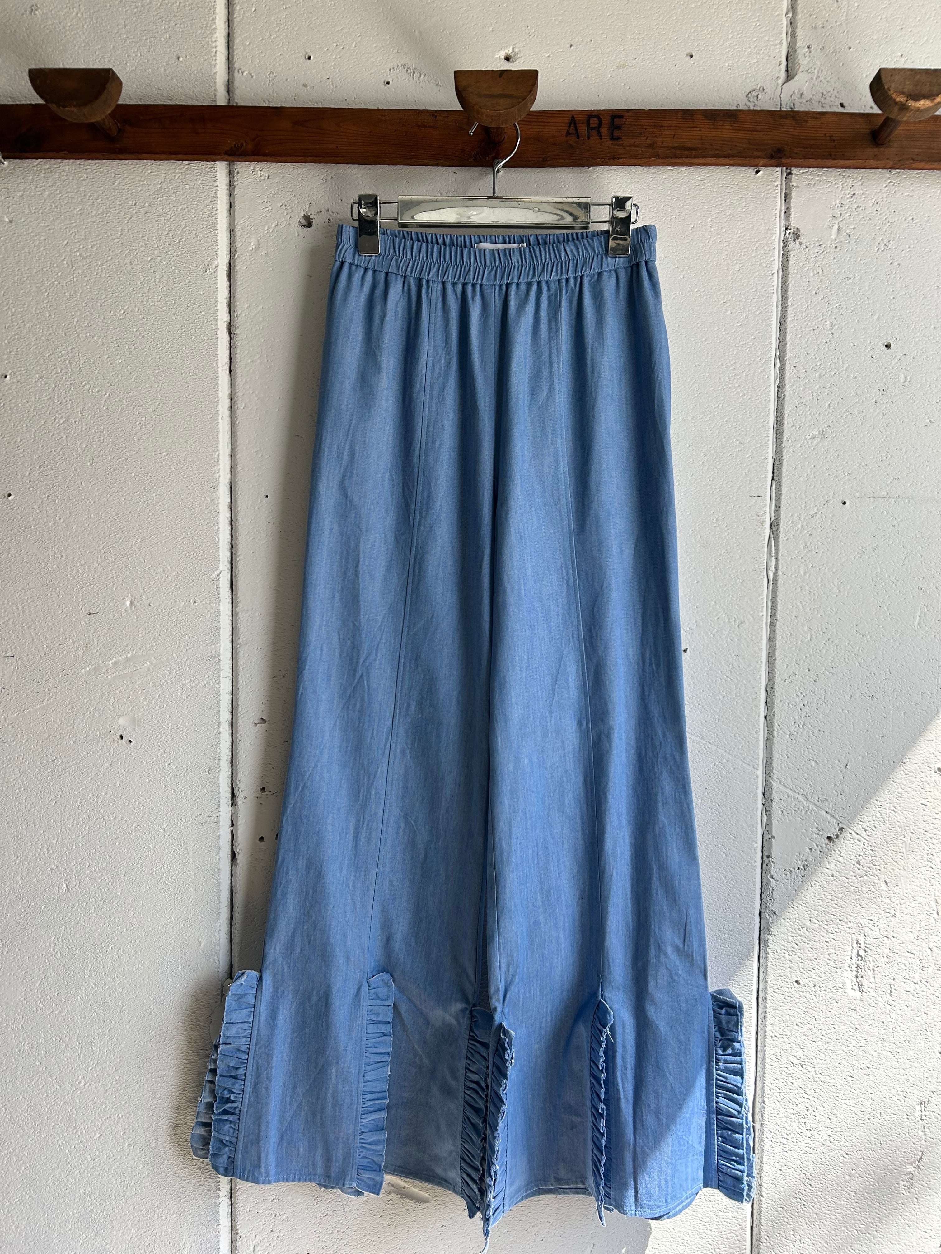 NEONSIGN Drill Wide Pants / Beige | AAR