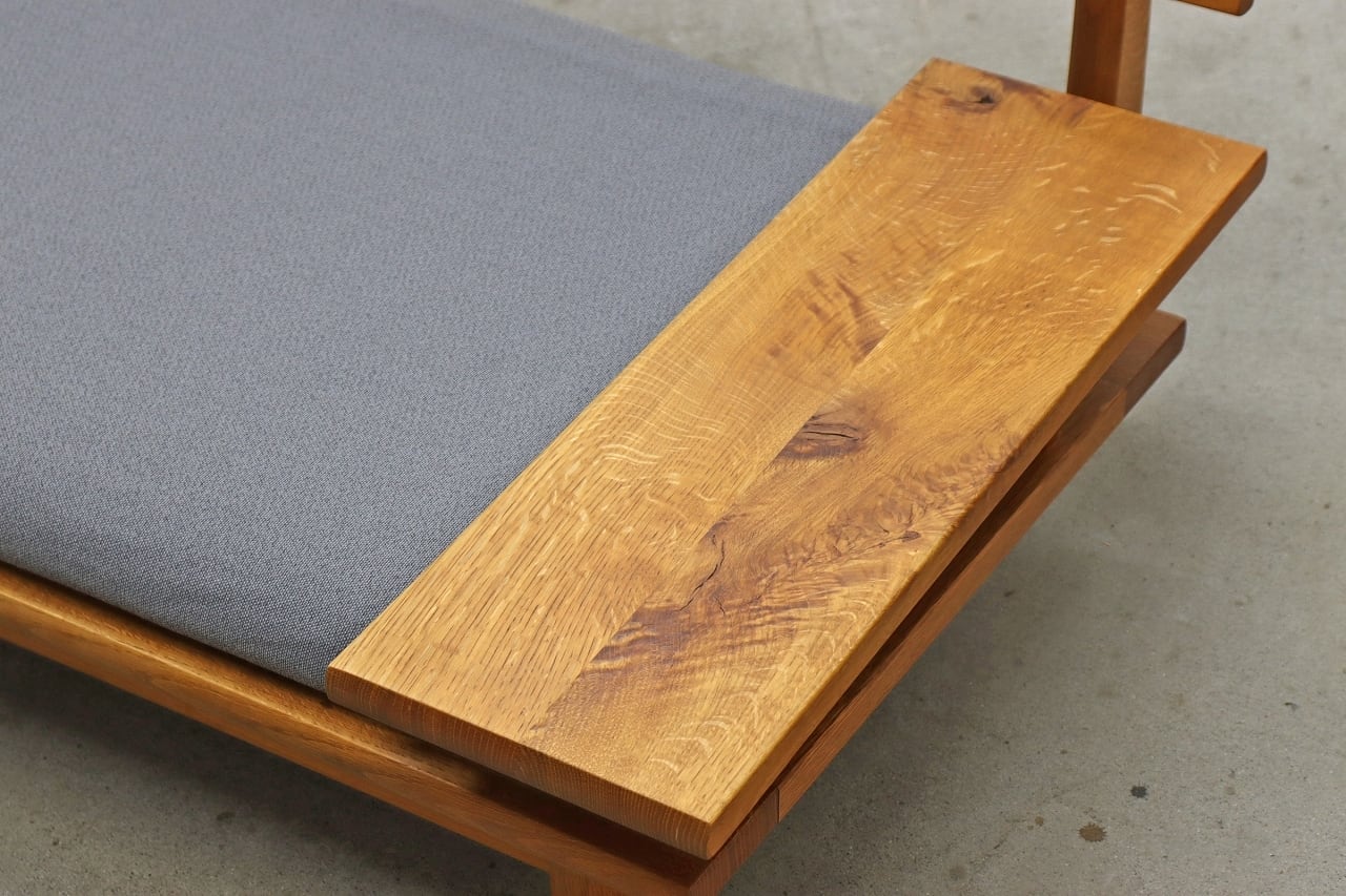 HIDA 飛騨産業 キツツキ 森のことば オーク無垢材 3Pソファ ナチュラル