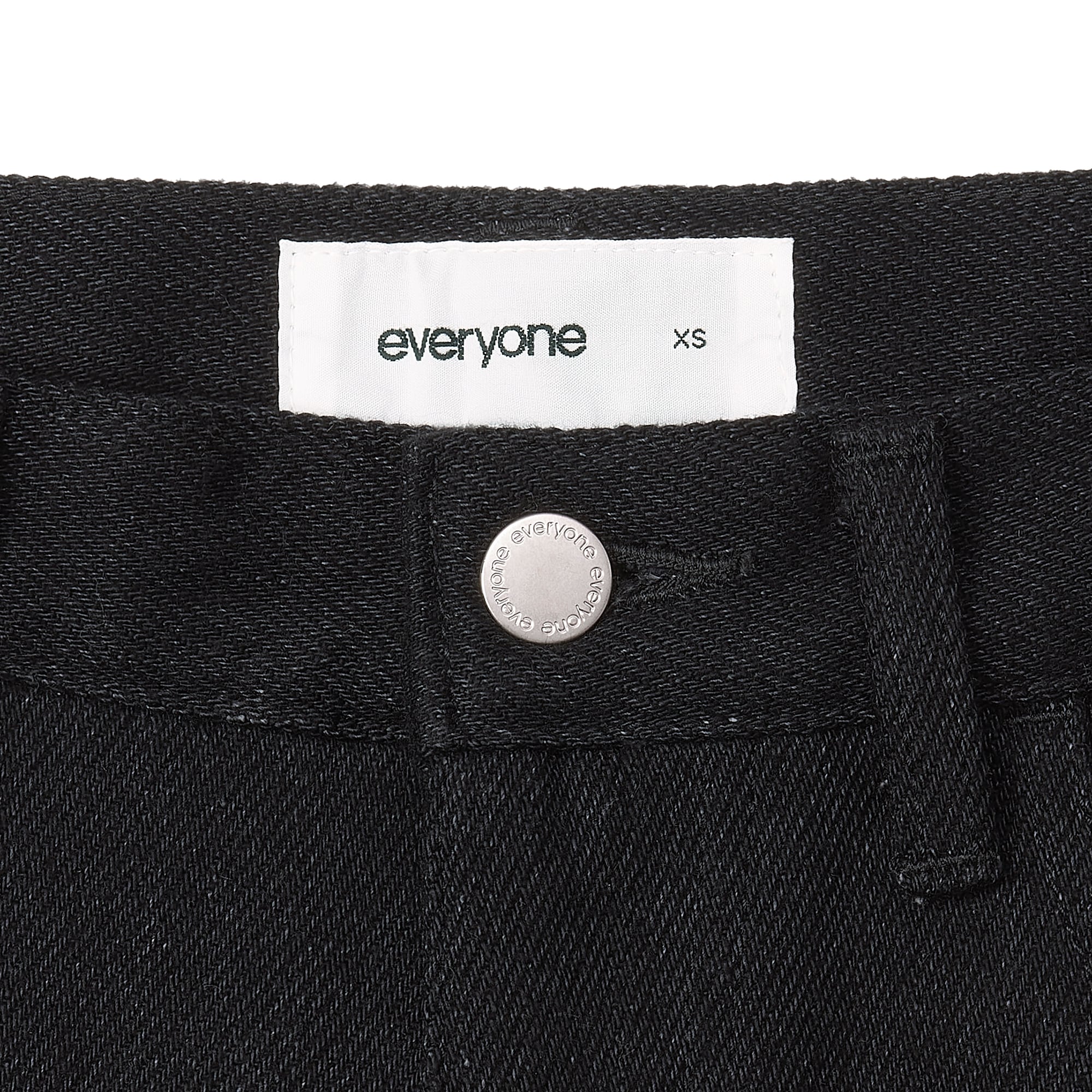 everyone soft denim shorts (BLACK) | everyone