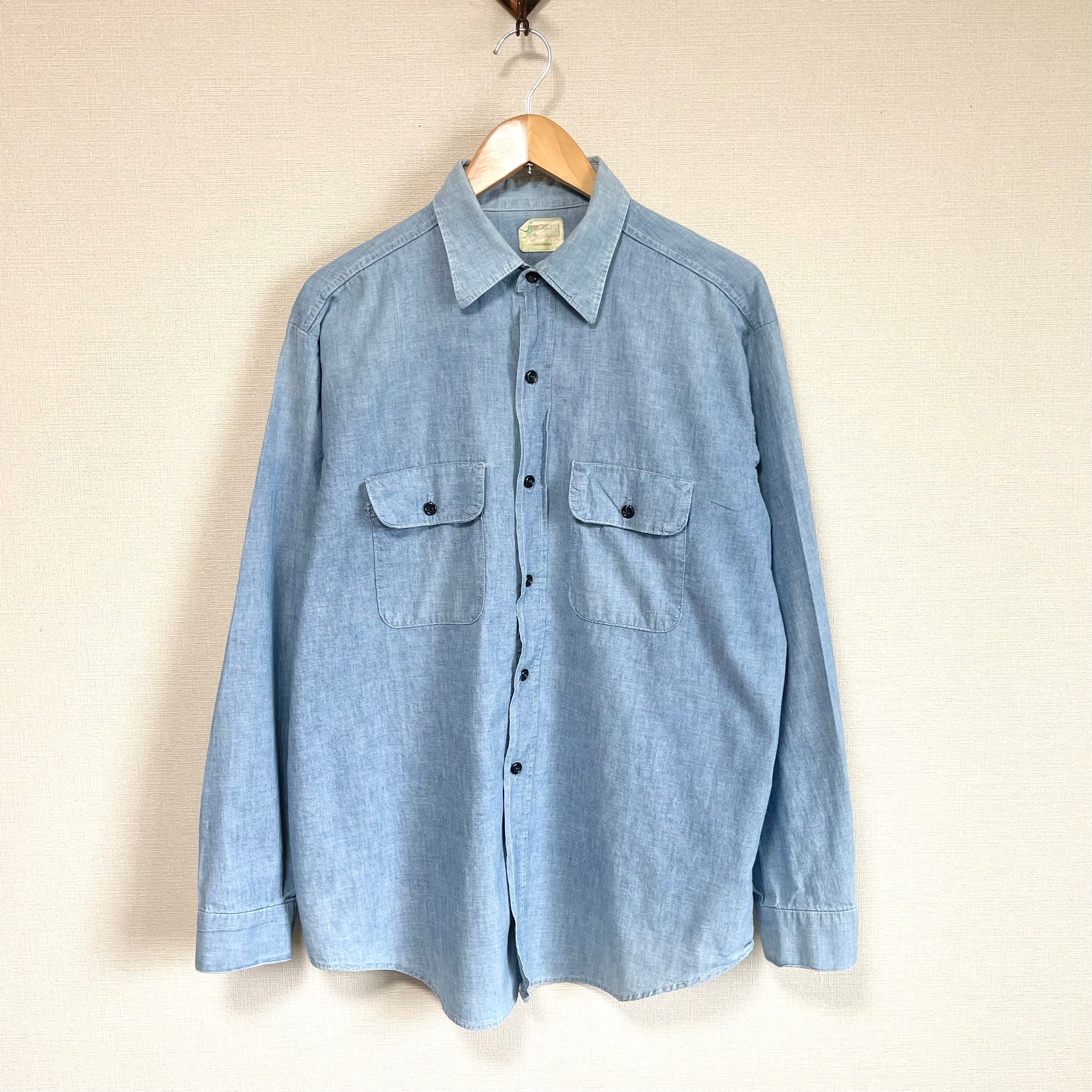入荷中 ビンテージ ファイブブラザー シャンブレーシャツ 70s 80s