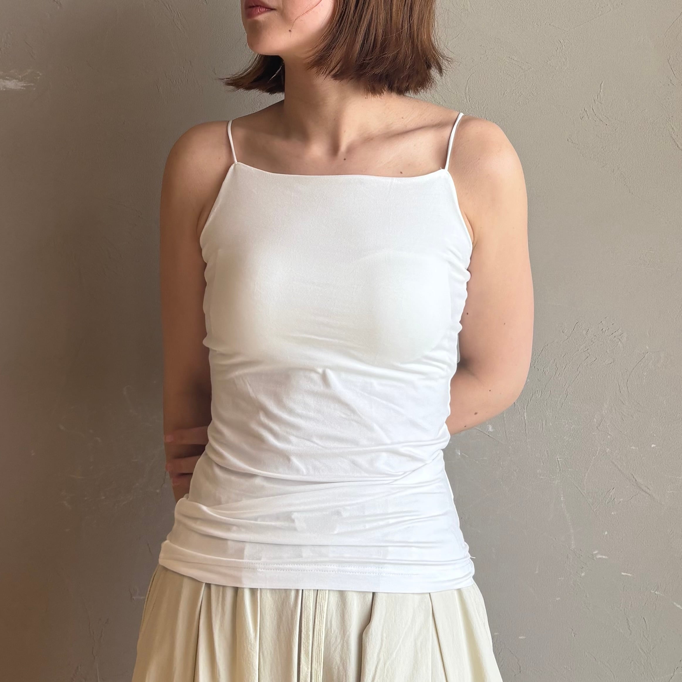 (同梱)hirokon様専用ページ:【 CLOCHE 】カップ付きバックオープンキャミホワイト