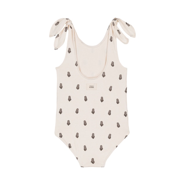 Studio Boheme Paris  - 1 PIECE SWIMSUIT ROBERTA / OFF WHITE / LAVENDER