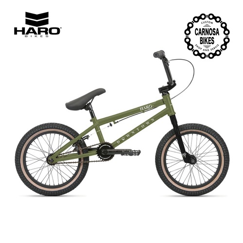 【HARO BIKES】DOWNTOWN 16 [ダウンタウン 16] Matte Army Green 2021【店頭お渡し】