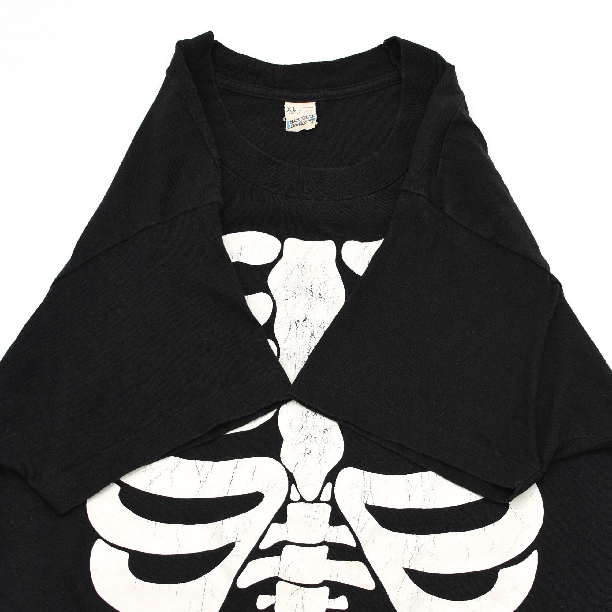 70〜80's SCREEN STARS bone print T shirt | 古着屋 grin days memory