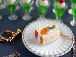 【ピアス/イヤリング】爽やかフルーツサンド | Fruit Sandwich Earrings