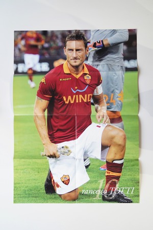 フランチェスコ・トッティ/ダビド・シルバ|サッカーポスター 大判 B2|2000〜2010年代 欧州レジェンド