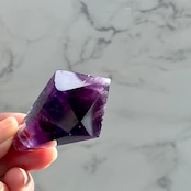 特徴のある模様をもつドリームアメジスト3*シェブロンアメジスト*ワンド形*紫水晶*天然石インテリア*置き物