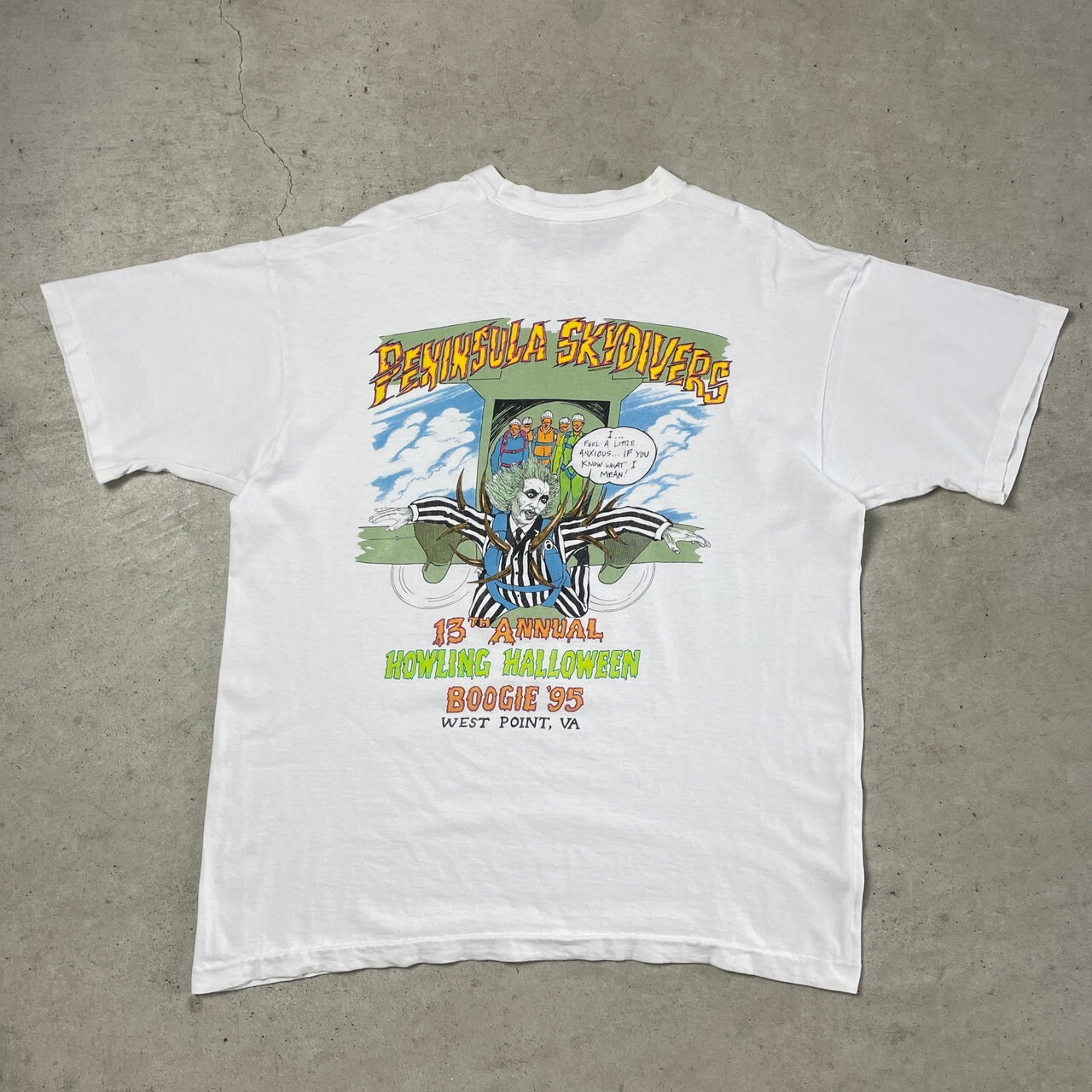 90年代 USA製 PENINSULA SKYDIVERS スカイダイビング ビートルジュース 