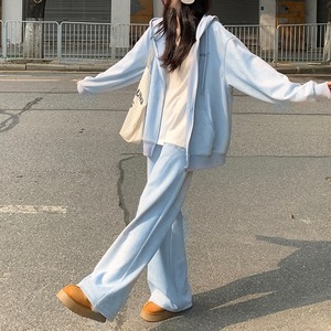 セットアップ ジャケット パンツ レディース 長袖 2色 ジャージ 刺繍 ロゴ バイカラー ドローストリング ジャンパー ロング ワイド スポーツウェア スポーティアイテム 送料無料 大人可愛い かわいい きれいめ 大人女子 無地 春 夏 秋 冬 10代 20代 30代 学生 お出かけ 外出 きれいめカジュアル 着回し ファッション 重ね着 休日 お祝い 記念日 メンズウケ カジュアル 普段着 春コーデ 夏コーデ おしゃれ シンプル スタイル ゆったり 細見せ 韓国ファッション アプリコット ブルー