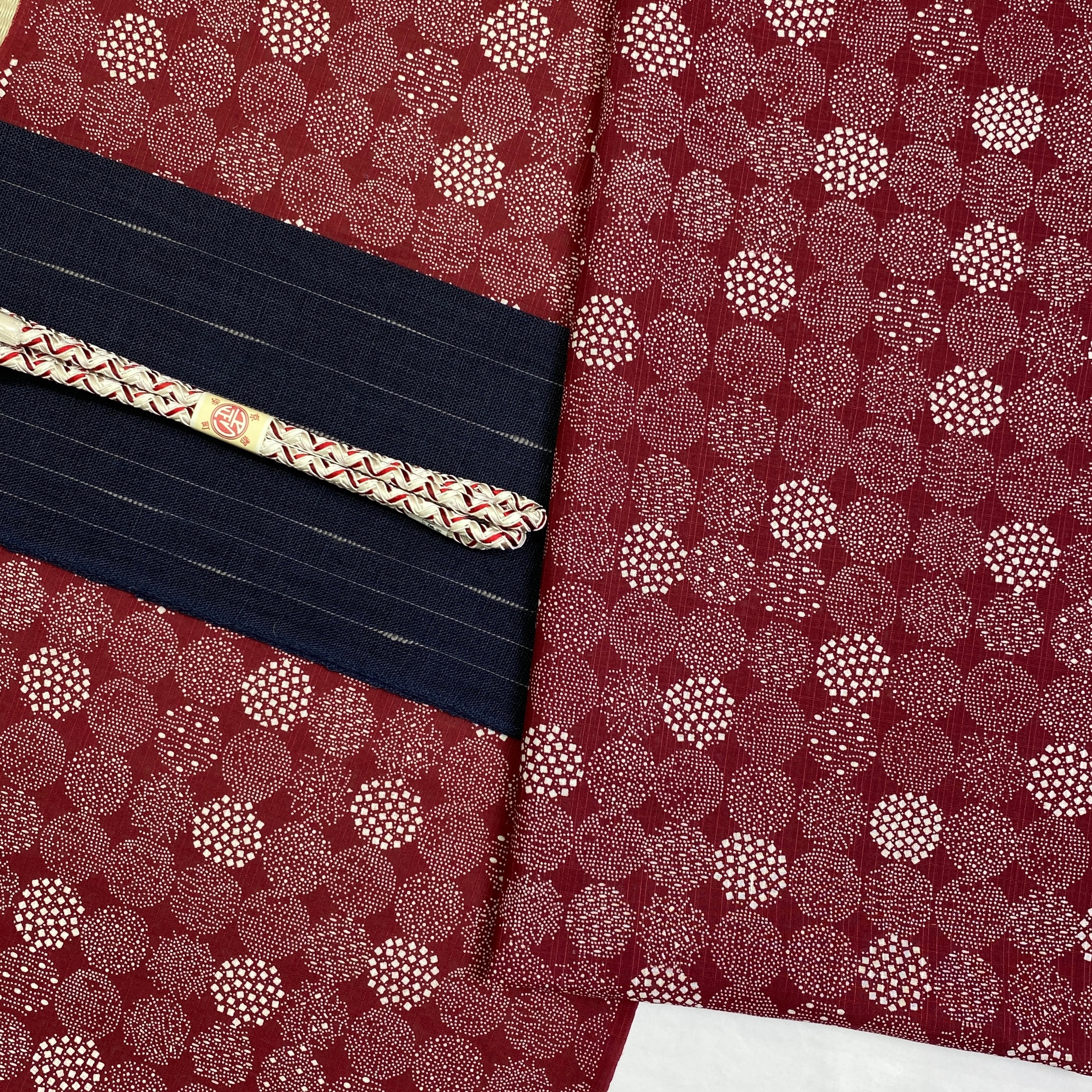 OLN 半巾帯「ひこうき雲」霞 半巾帯「ひこうき雲」 深海 | OLN web shop