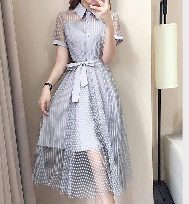 限定品格安 ふんわりシースルーワンピースの通販 きょん S Shop ラクマ By お得セール