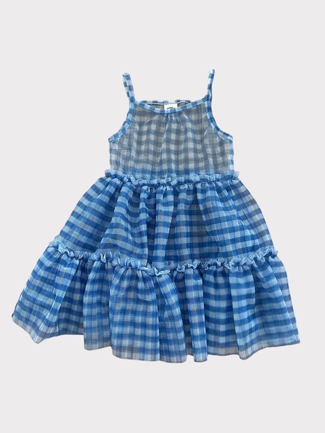 mesh check one-piece