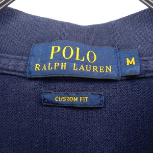 ポロラルフローレン　ポロシャツ　半袖　金ポニー　金刺繍　シェルボタン　刺繍ロゴ